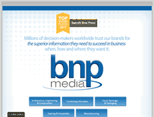 Tablet Screenshot of bnpmedia.com